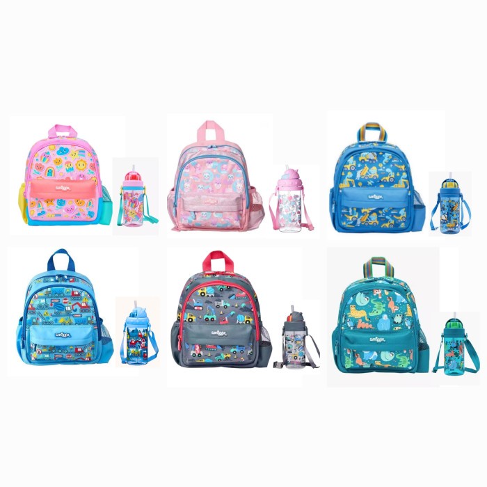 set tas botol smiggle teeny paud tk kecil