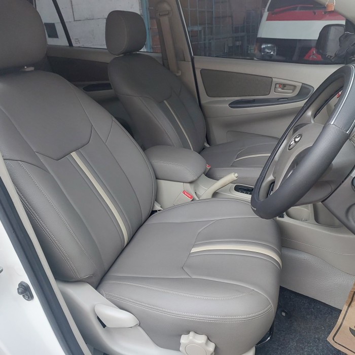 PREMIUM cover jok innova 2005-2013 bahan carviero vanza/vitz kualitas medium