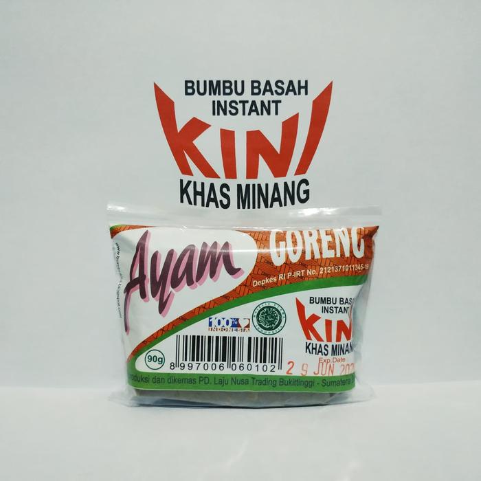 

UP960 Bumbu Basah Instan KINI Khas Minang (AYAM GORENG) NEW