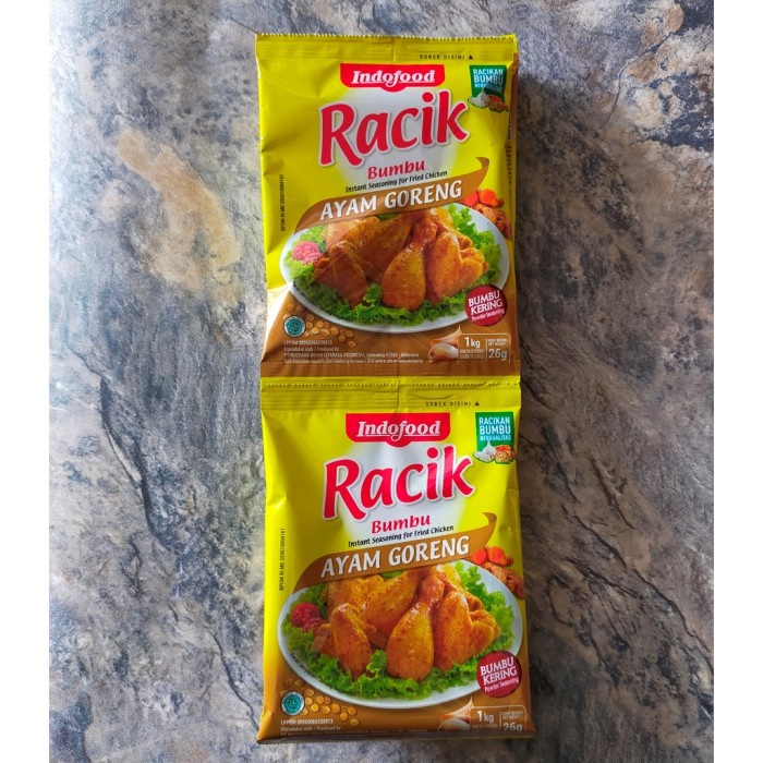

JJ814 INDOFOOD RACIK AYAM GORENG isi 10 Sachet Bumbu Instan OBRAL