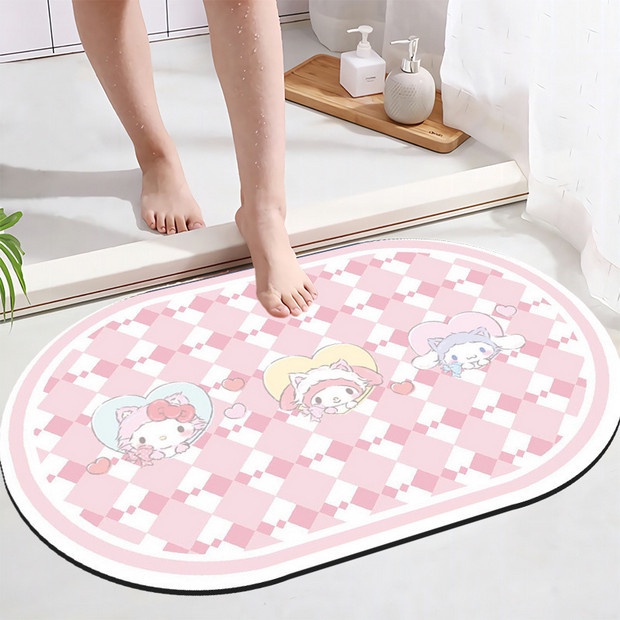PREMIUM Karpet Lantai Sanrio Keset Lantai Melody KAwai Anti SLip
