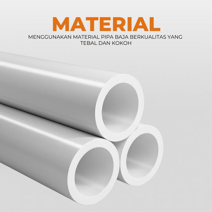 PREMIUM Ranjang beton Lipat Portable Serbaguna Tempat Tidur Lipat Besi Dipan Portable Dipan Tempat