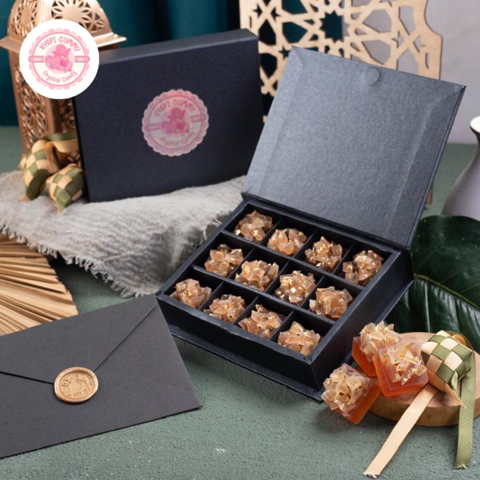 

Premium Japanese Crystal Candy/Kohakutou - 12 pcs - Full Dates Flavor - RAMADHAN SERIES