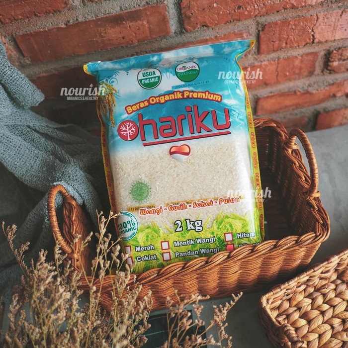 

Lezat- Hariku, Organic Ciherang White Rice 2 kg (Beras Ciherang Organik)