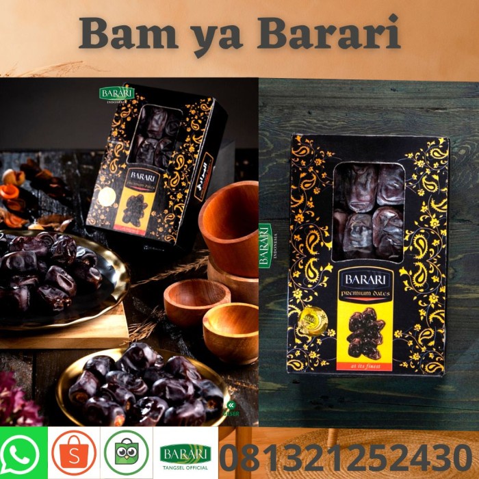 

Lezat- Kurma Barari Mozafati / Bam / Anggur 600 Gr