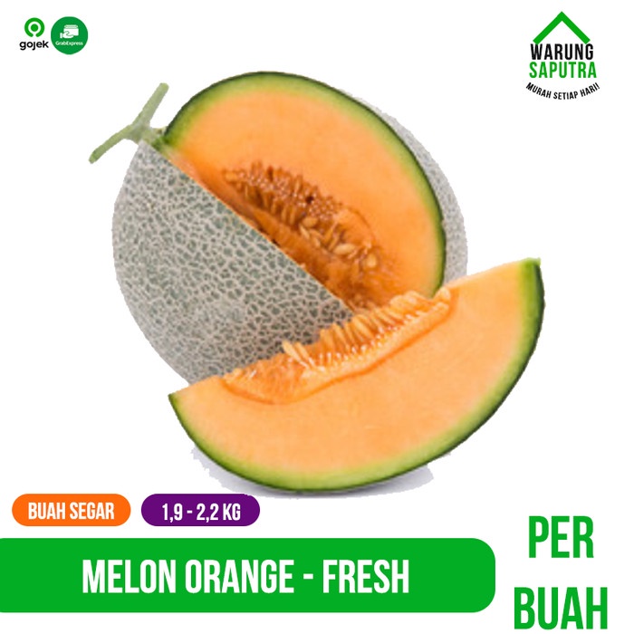 

Lezat- Buah Melon Merah / Orange / Cantaloupe Manis Segar per Buah