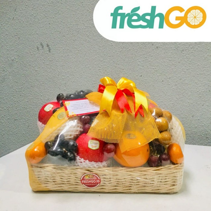 Lezat- Parcel Buah Segar Premium Bandung untuk Bingkisan, Lamaran DLL