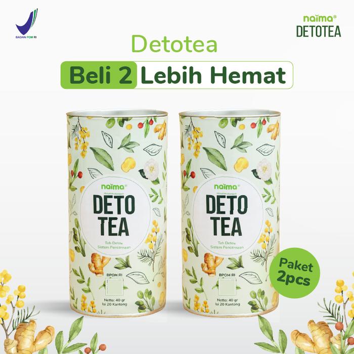 

[Deto Tea] 2 Teh Rempah Herbal Jahe Teh Hijau Daun Kelor Alami - Tanpa Pengawet (BPOM RI MD