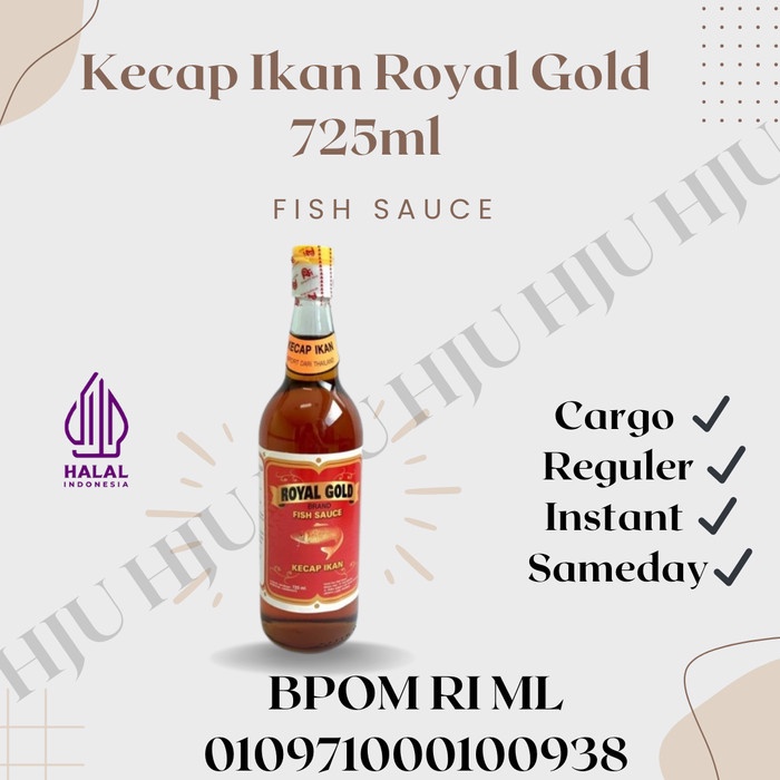 

Lezat- Kecap ikan royal gold (fish sauce)