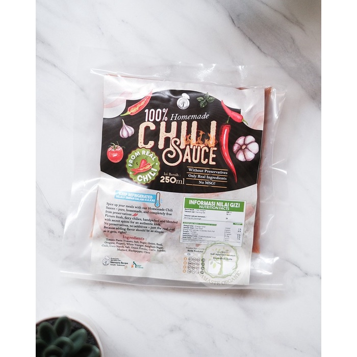 

Lezat- REFILL HOMEMADE CHILI SAUCE - SAUS SAMBAL HOMEMADE NON MSG 250ML