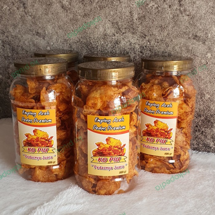 

Emping Aceh Pedas Toples 2 Ltr