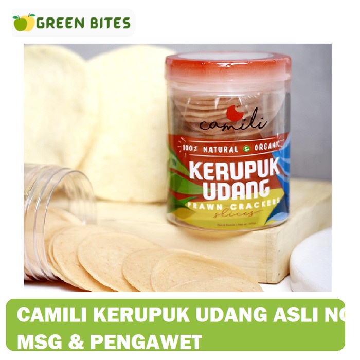 

CAMILI KERUPUK UDANG ASLI MSG, PENGAWET, EGG & GLUTEN FREE