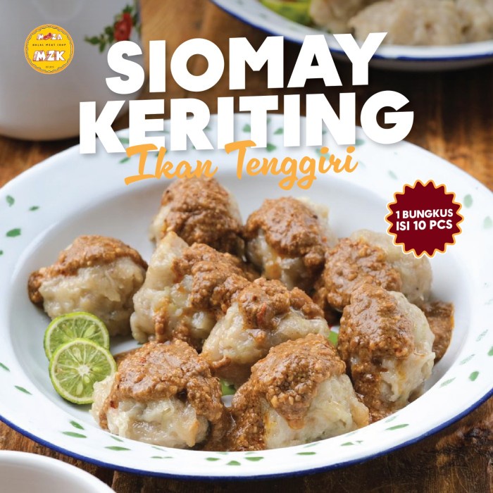 

Siomay Keriting Ikan Tenggiri