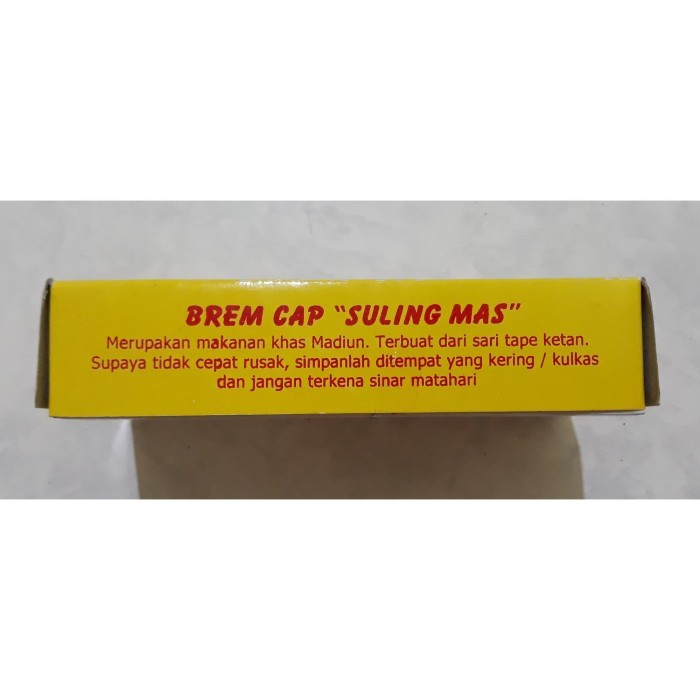 

(GoodSeller) BREM Madiun Cap Suling Mas 200 gr - Oleh Oleh Kediri