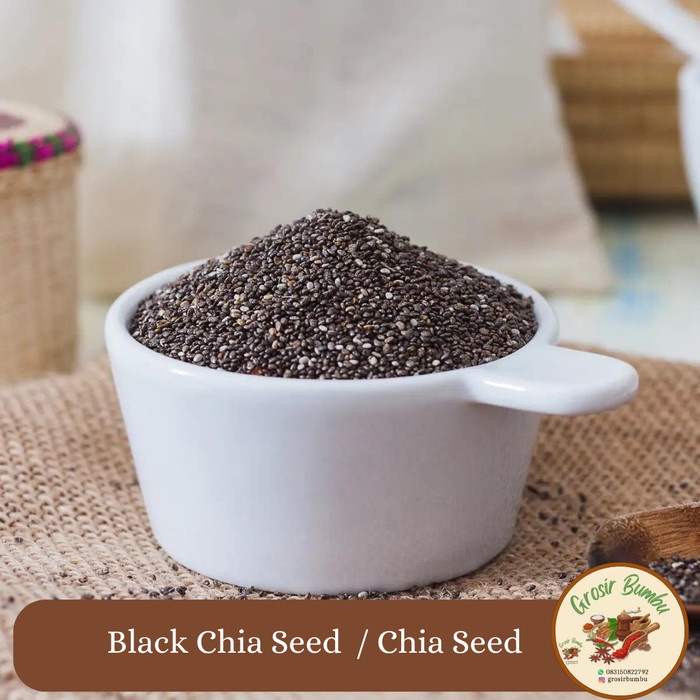 

Black chia seed 500gram / chia seed mexico organic