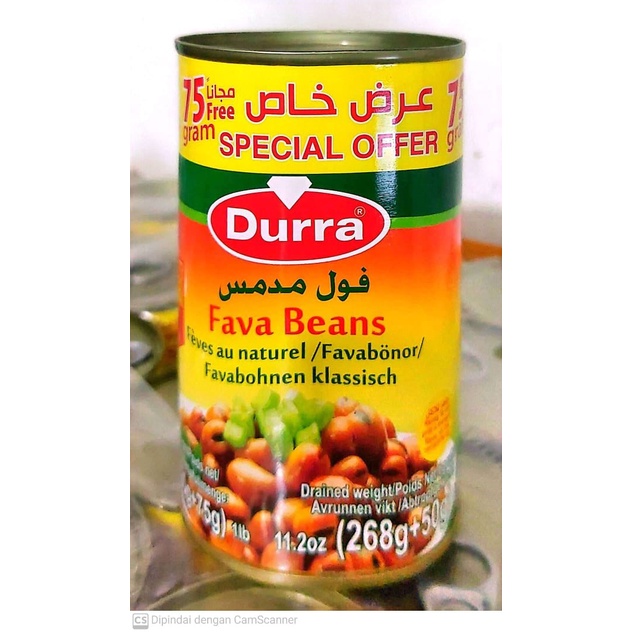 

FOUL MEDAMES AL MARWAH / FAVA BEANS