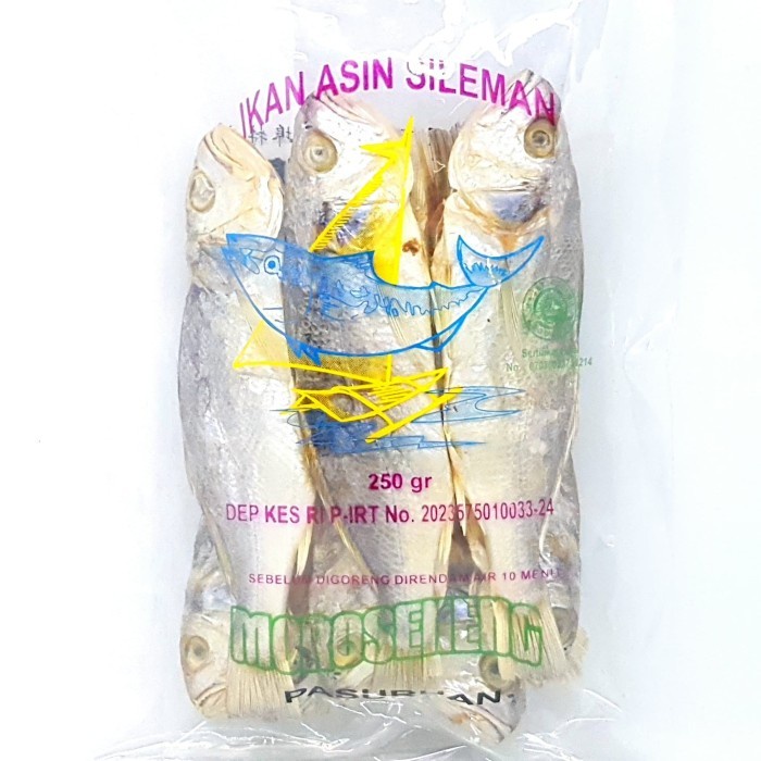 

(GoodSeller) MOROSENENG IKAN ASIN SILEMAN HALAL MUI 250gr MENTAH KHAS PASURUAN