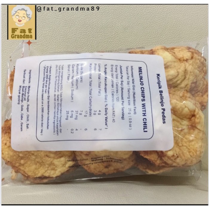 

Emping Soponyono Belinjo Pedas Manis Asli Malang Emping Belinjo Pedas Manis Keripik Belinjo 250gr