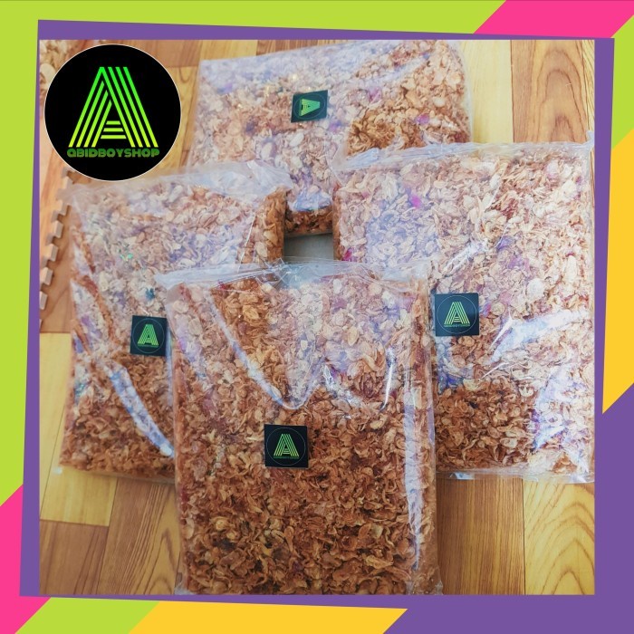 

(GoodSeller) Bawang Goreng 1 kg Ori Murni Kriuk Crispy Tanpa Pengawet