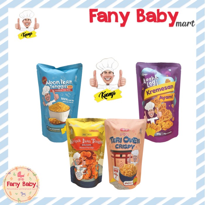 

KUANGS ABON & TERI KRISPY - SNACK CAMILAN MPASI