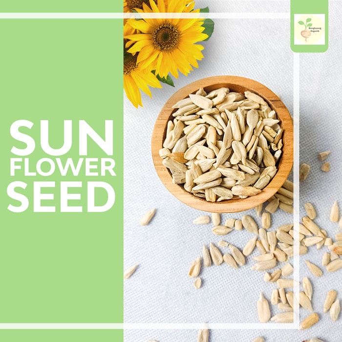 

Sunflower Seed Oven 1Kg - Biji Bunga Matahari Kupas Panggang