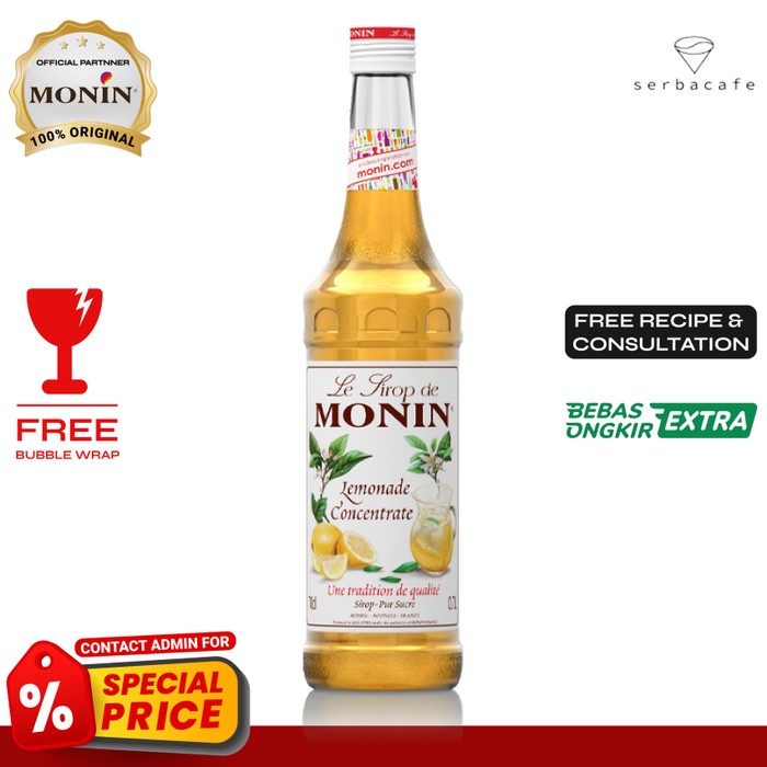 

Monin Syrup Lemonade Concentrate (700 ml)