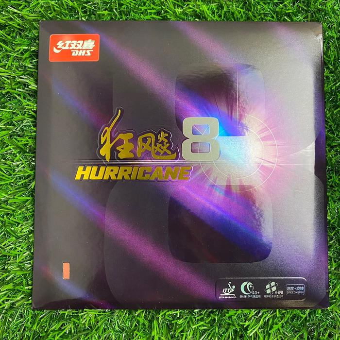 Karet Bet Pingpong Tenis Meja DHS HURRICANE 8 Original