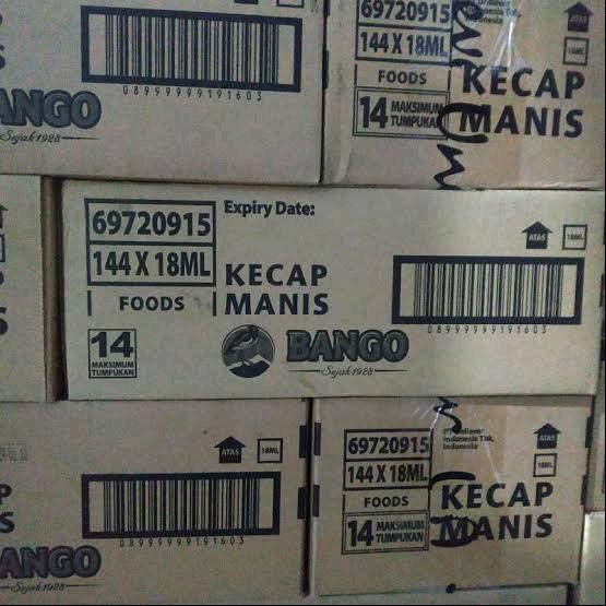 

Lezat- Kecap bango 25gr 1 dus eceran 1000 isi 144 sachet