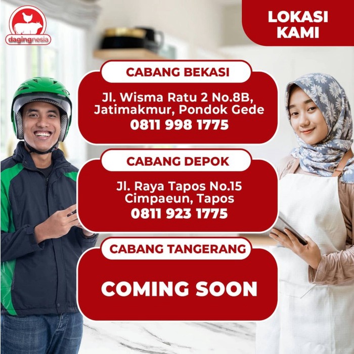 

Lezat- Daging Tenderloin / Has Dalam Premium Quality - 1kg