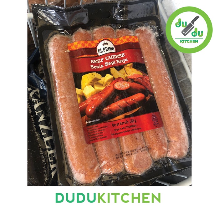 

Lezat- (Dudu Kitchen) El Primo Beef Cheese - Sosis Sapi Keju Sausage 500gr