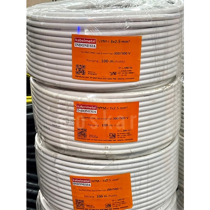 KABEL NYM 3X2,5 KABELMETAL (100MTR) /