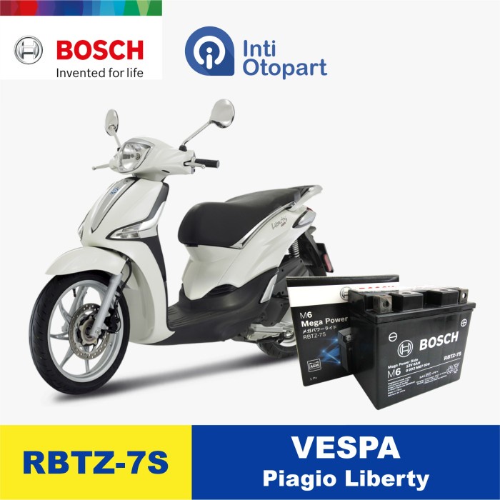 Accu Aki Motor VESPA PIAGGIO ORIGINAL BOSCH