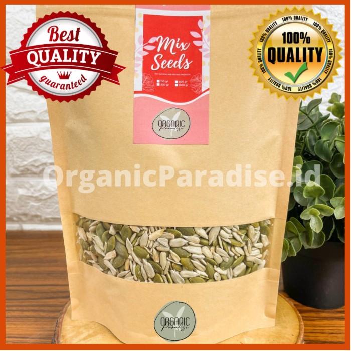 

[dch] - Kuaci Panggang Campur / Roasted Mix Seed / Biji Kuaci Campur Panggang 1 Kg Natural Food kua