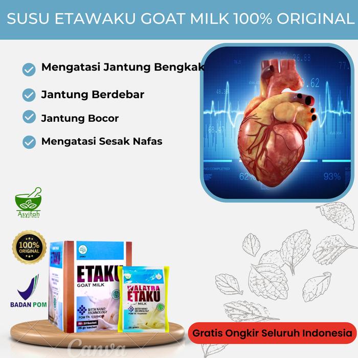 

Susu Untuk Kesehatan Jantung, Jantung Lemah, Jantung Bengkak, Jantung Berderbar