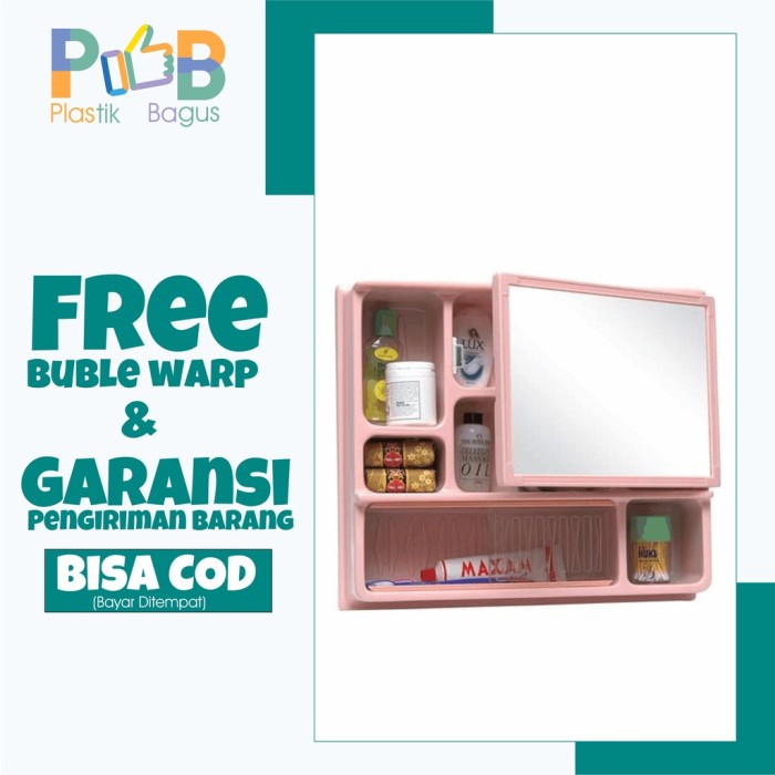 rak kamar mandi kabinet kamar mandi kaca kamar mandi maspion MC-1