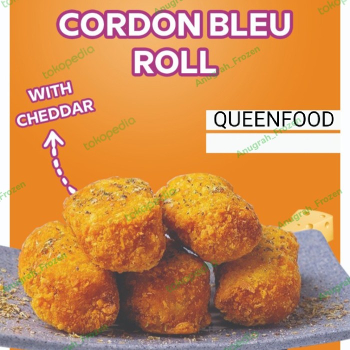 

Lezat- QUEENFOOD Cordon Bleu Roll with Cheddar Cheese
