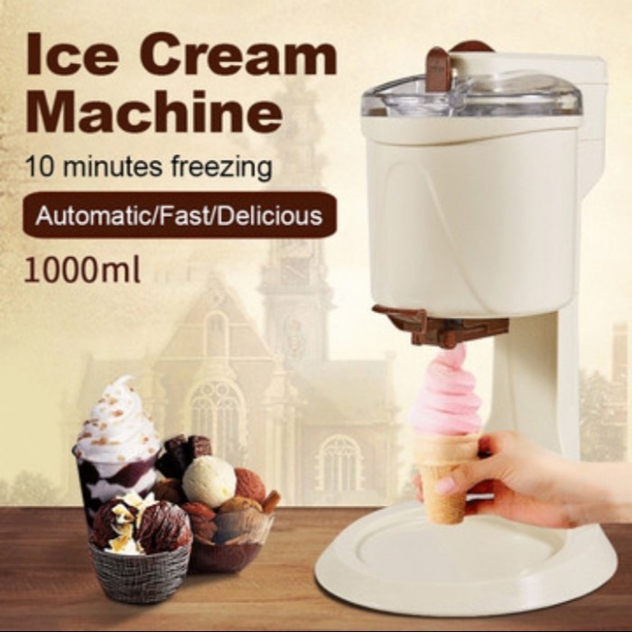 TERLARIS Mesin Pembuat ES KRIM Mini/mesin ice cream maker portable es krim