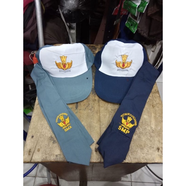 TrendyGaya- TOPI SMP SMA / DASI SMP SMA/ TOPI DASI UPACARA