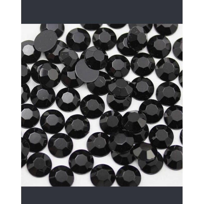 TrendyGaya- Grosir(1pack besar)/Rhinestone/blink-blink/mote gosok/ GradeAAAA+ IMPORT hitam