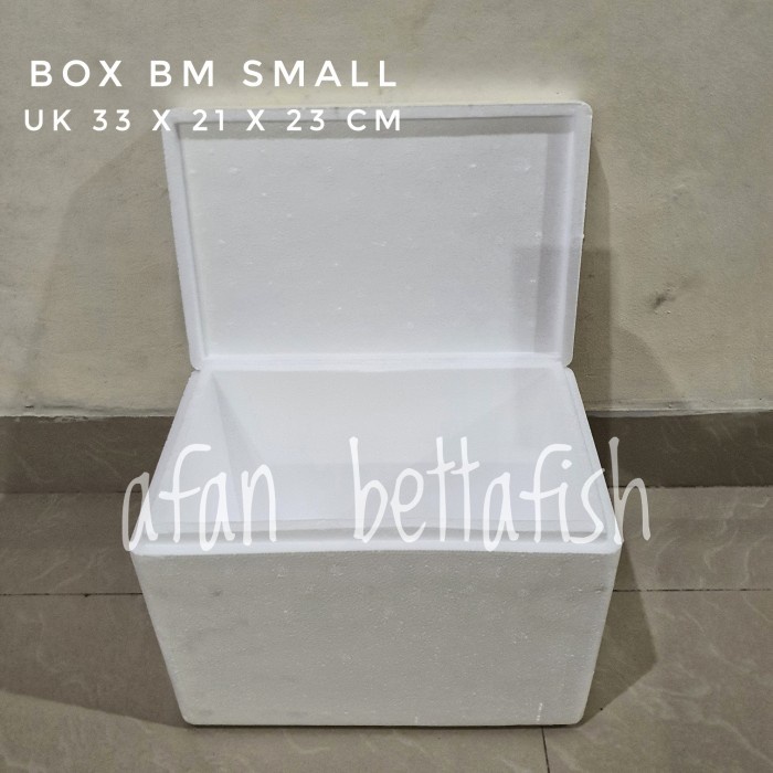 

MASIH ADA.! STYROFOAM BOX BM SMALL / BM UK 33 X 21 X 23 CM / STYROFOAM PACKING