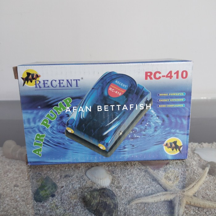 MASIH READY RECENT RC 410 MESIN AIRATOR AERATOR 2 LUBANG GELEMBUNG UDARA AQUARIUM