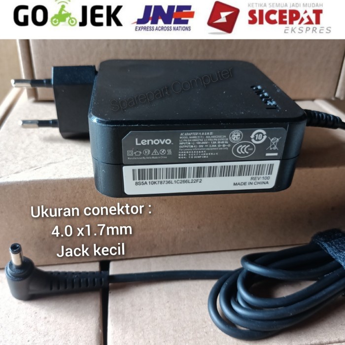 Adaptor Charger Original Lenovo IdeaPad 310 320 330 310S 320S 330S 65W