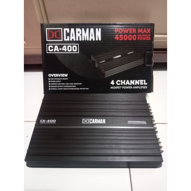 power 4 Chanel carman ca 400 ,, Termurah