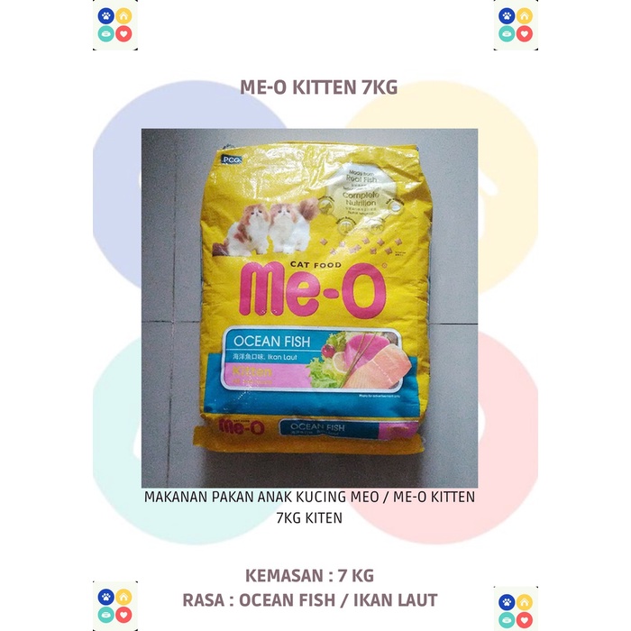 Pet- Makanan pakan anak kucing Meo / ME-O kitten 7kg kiten MURAH