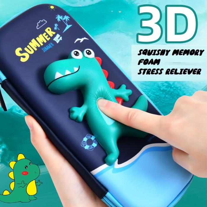 

TERLARIS KOTAK PENSIL 3D MODEL KOREA MOTIF CUTE CARTOON BAHAN EVA WATERPROOF