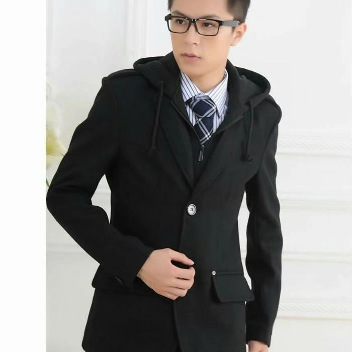 Blazer Hoodie Pria Korea Promo