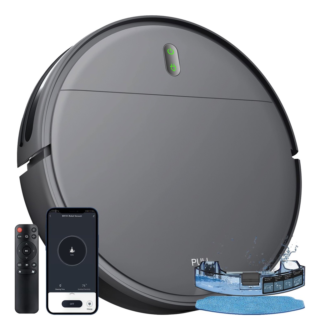 NEW MAMNV BR151 Robot Vacuum Cleaner 4500Pa Smart Home Sweeper Cleaning Machine For Home Carpet Clea
