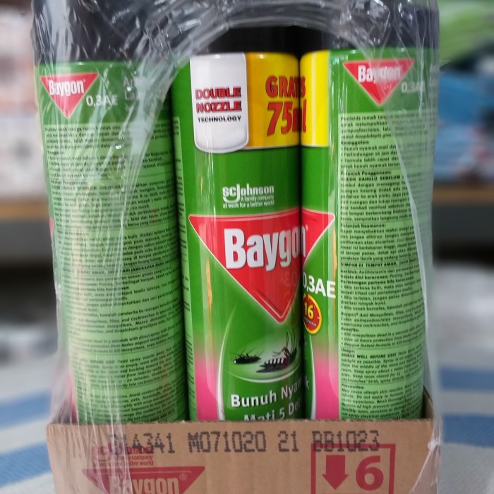 JTTOP" BAYGON SEMPROT 600 ML + 75 ML