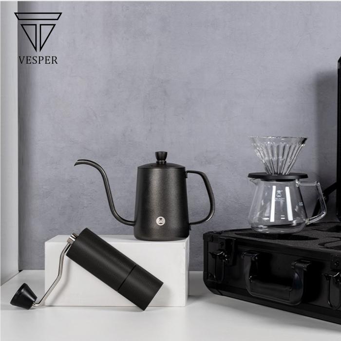 MURAH.. NEW TIMEMORE C3S SMALL COFFEE SUITCASE KOPER SET ALAT KOPI MANUAL BREW