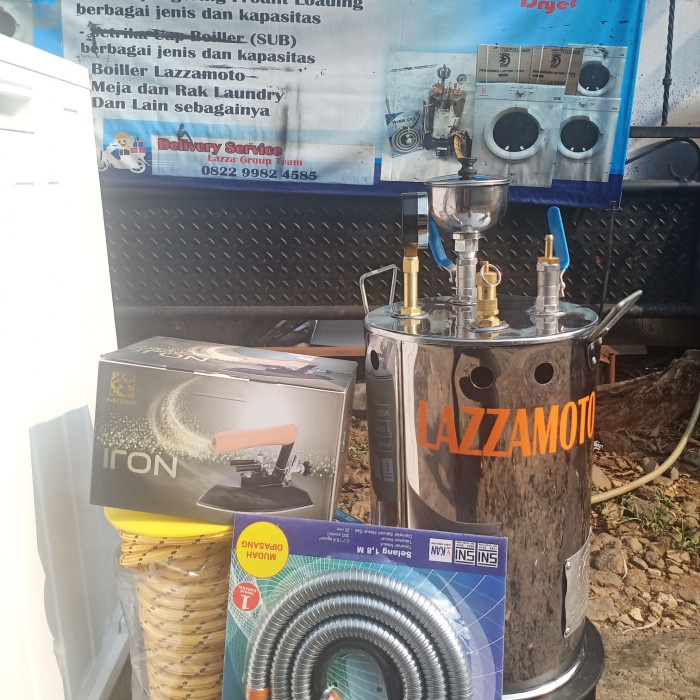 Boiler Setrika Uap Laundry 10 Liter